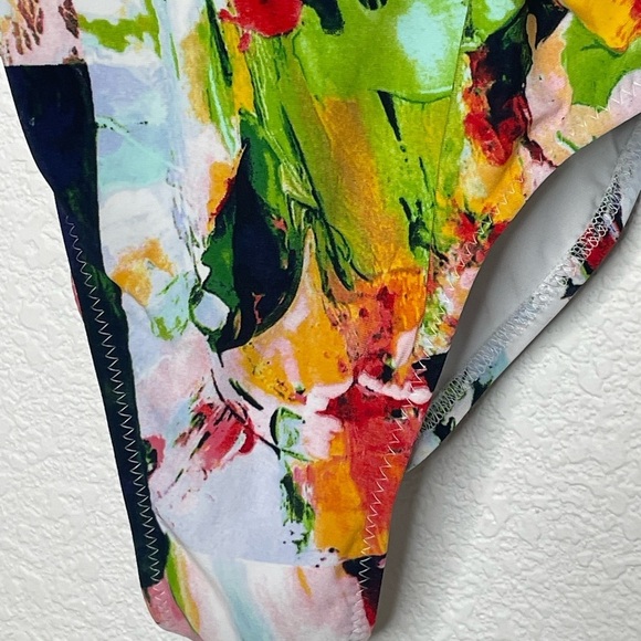 Norma Kamala swim one piece suit floral sz medium - Picture 3 of 8